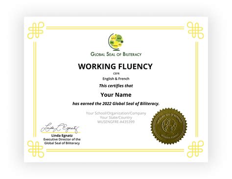 state of california biliteracy certificate